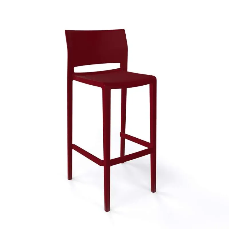 Bakhita Tabouret de bar moderne empilable> Tabouret De Bar (assise +/- 80 Cm)
