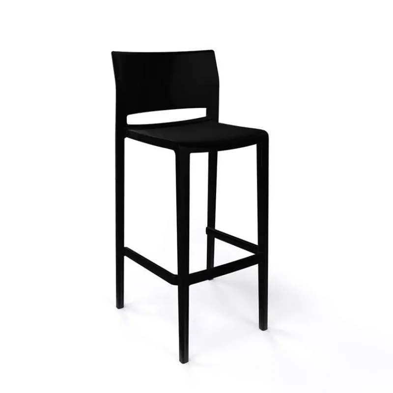 Bakhita Tabouret de bar moderne empilable> Tabouret De Bar (assise +/- 80 Cm)