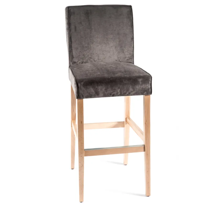 Sessio BarCarpe Tabouret de bar en tissu et bois> Tabouret De Bar (assise +/- 80 Cm)
