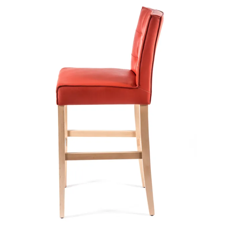 Sessio BarCarpe 2 Tabouret de bar matelassé en synthétique et bois> Tabouret De Bar (assise +/- 80 Cm)