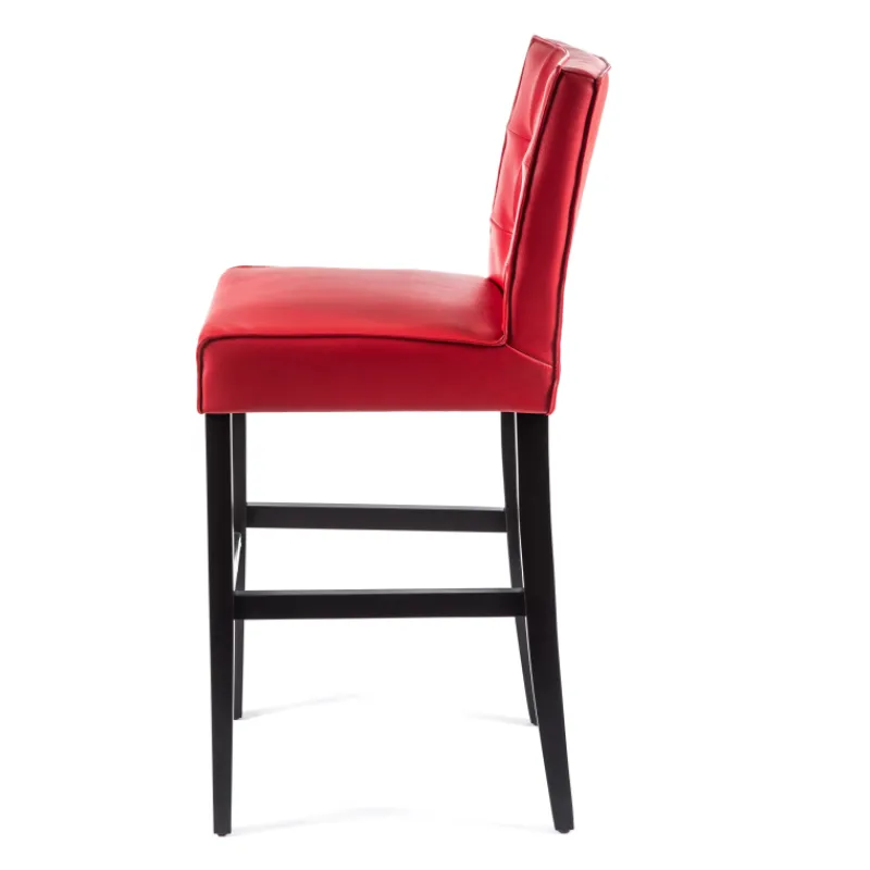 Sessio BarCarpe 2 Tabouret de bar matelassé en synthétique et bois> Tabouret De Bar (assise +/- 80 Cm)