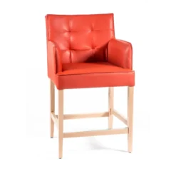 Sessio BarDiem 2 Tabouret snack matelassé avec accoudoirs> Tabouret Snack (assise +/- 65 Cm)|Tabouret De Bar (assise +/- 80 Cm)