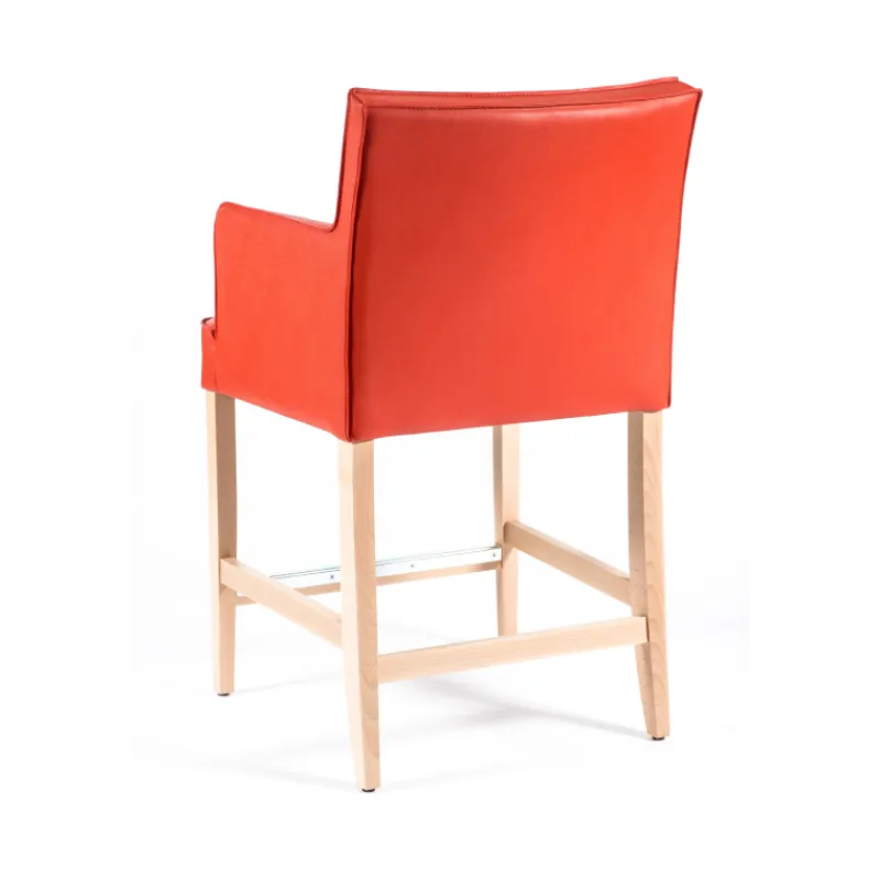 Sessio BarDiem 2 Tabouret snack matelassé avec accoudoirs> Tabouret Snack (assise +/- 65 Cm)|Tabouret De Bar (assise +/- 80 Cm)