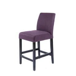 Sessio BarFritz Tabouret snack contemporain en tissu et pieds en bois massif> Tabouret Snack (assise +/- 65 Cm)|Tabouret De Bar (assise +/- 80 Cm)