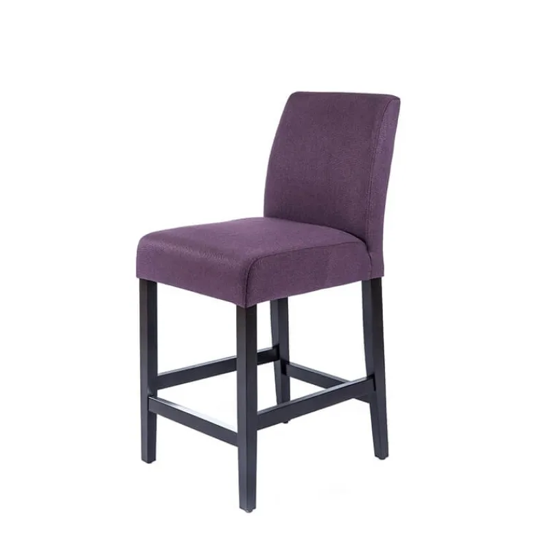 Sessio BarFritz Tabouret snack contemporain en tissu et pieds en bois massif> Tabouret Snack (assise +/- 65 Cm)|Tabouret De Bar (assise +/- 80 Cm)
