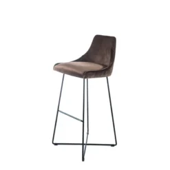 Sessio BarLars line Tabouret de bar en métal et tissu><noscript><img width=