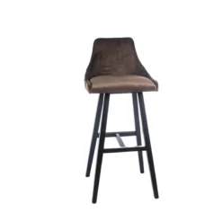 Sessio BarLars line Tabouret hauteur 80 cm moderne coque tissu dos matelassé> Tabouret De Bar (assise +/- 80 Cm)