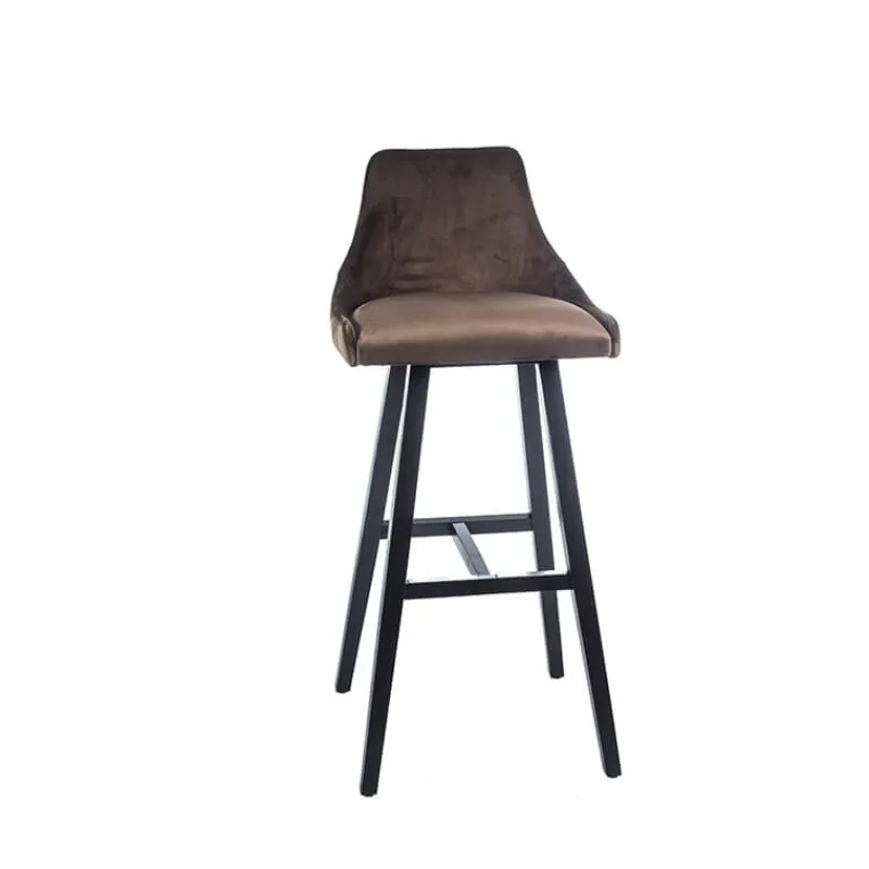 Sessio BarLars line Tabouret hauteur 80 cm moderne coque tissu dos matelassé> Tabouret De Bar (assise +/- 80 Cm)