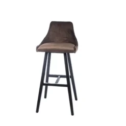 Sessio BarLars line Tabouret hauteur 80 cm moderne coque tissu dos matelassé> Tabouret De Bar (assise +/- 80 Cm)
