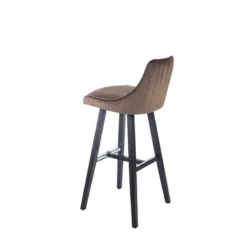 Sessio BarLars line Tabouret hauteur 80 cm moderne coque tissu dos matelassé><noscript><img width=