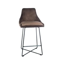 Sessio BarLars line Tabouret snack moderne en métal et tissu> Tabouret Snack (assise +/- 65 Cm)