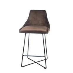 Sessio BarLars line Tabouret snack moderne en métal et tissu> Tabouret Snack (assise +/- 65 Cm)