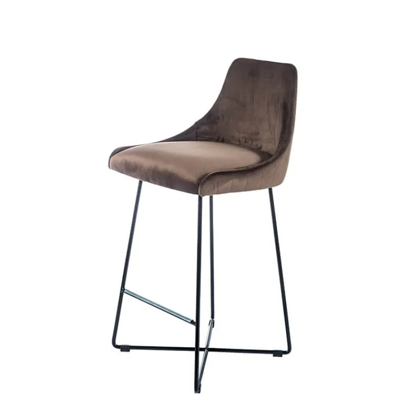 Sessio BarLars line Tabouret snack moderne en métal et tissu> Tabouret Snack (assise +/- 65 Cm)
