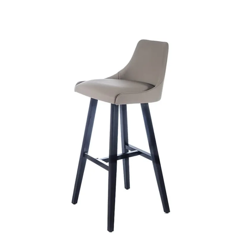 Sessio BarLars Tabouret de bar moderne avec pieds en bois> Tabouret De Bar (assise +/- 80 Cm)