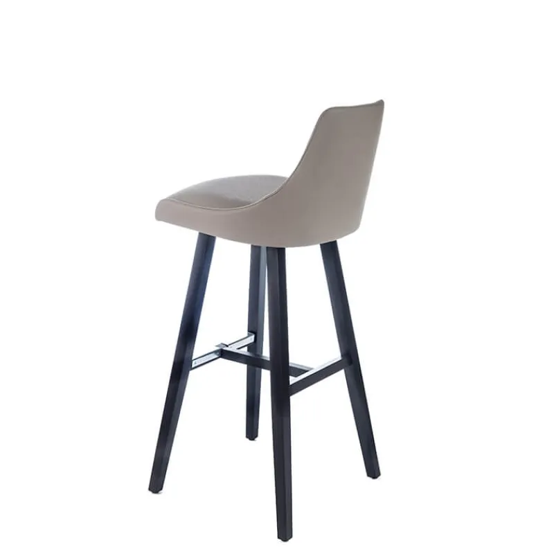 Sessio BarLars Tabouret de bar moderne avec pieds en bois> Tabouret De Bar (assise +/- 80 Cm)
