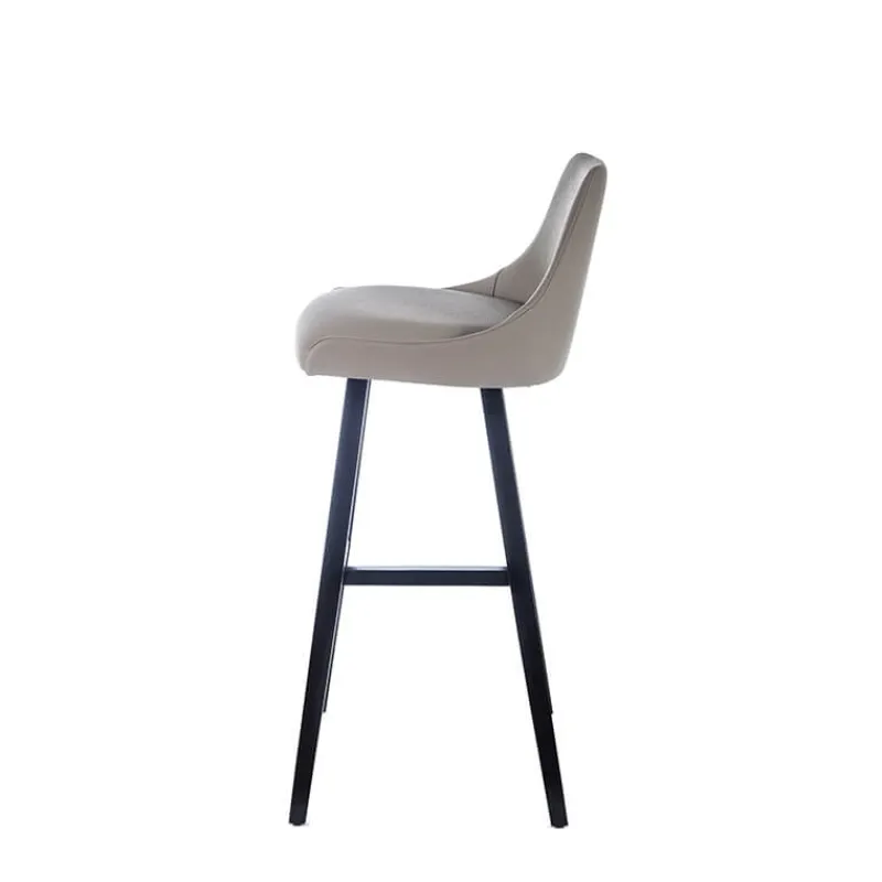 Sessio BarLars Tabouret de bar moderne avec pieds en bois> Tabouret De Bar (assise +/- 80 Cm)