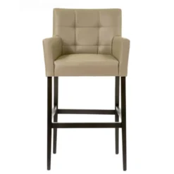 Sessio BarMatiz Tabouret de bar avec dossier matelassé et accoudoirs><noscript><img width=