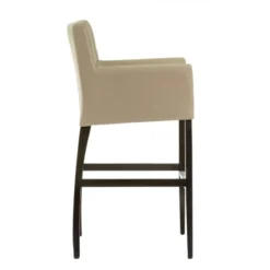Sessio BarMatiz Tabouret de bar avec dossier matelassé et accoudoirs><noscript><img width=