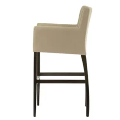 Sessio BarMatiz Tabouret de bar avec dossier matelassé et accoudoirs><noscript><img width=