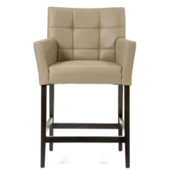 Sessio BarMatiz Tabouret snack avec accoudoirs et dossier matelassé> Tabouret Snack (assise +/- 65 Cm)|Tabouret De Bar (assise +/- 80 Cm)