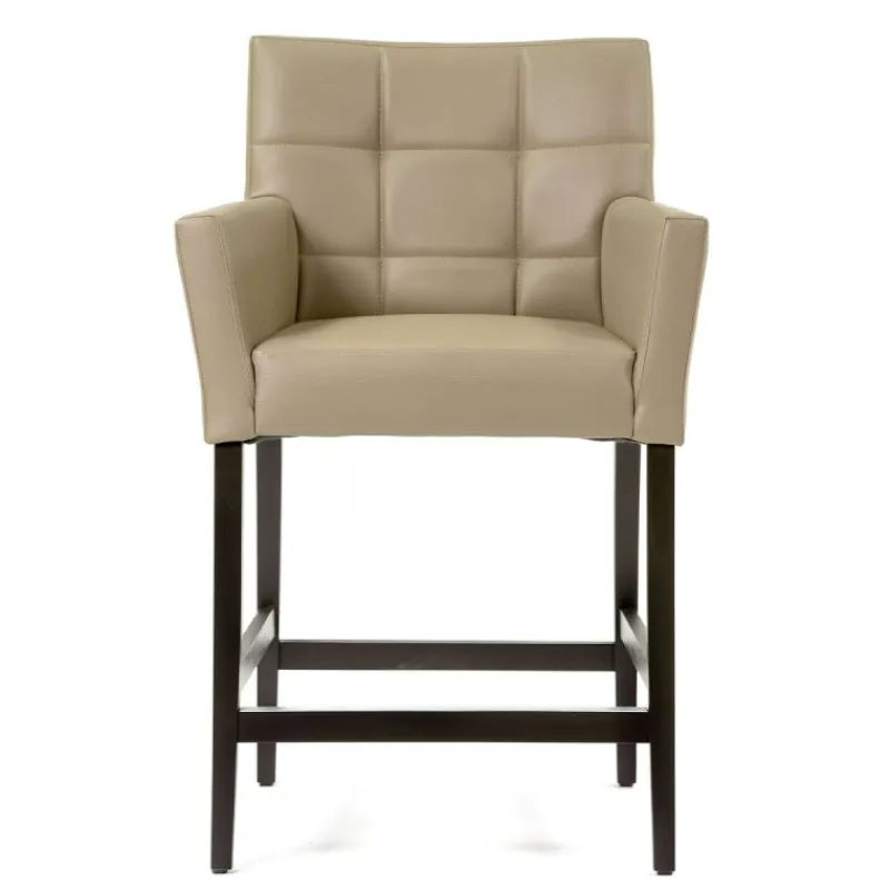 Sessio BarMatiz Tabouret snack avec accoudoirs et dossier matelassé> Tabouret Snack (assise +/- 65 Cm)|Tabouret De Bar (assise +/- 80 Cm)