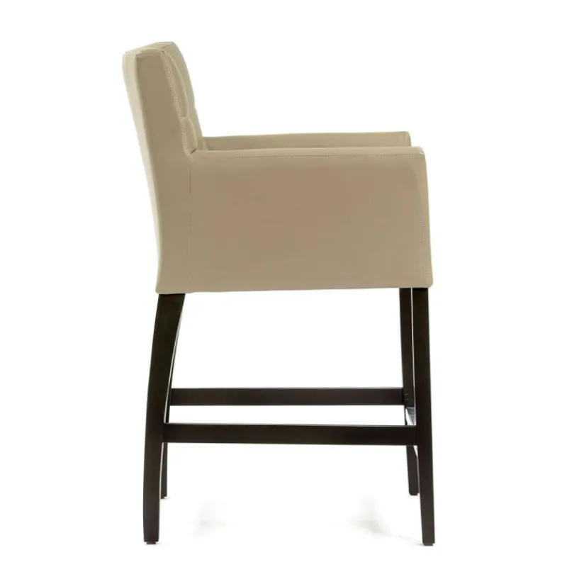 Sessio BarMatiz Tabouret snack avec accoudoirs et dossier matelassé> Tabouret Snack (assise +/- 65 Cm)|Tabouret De Bar (assise +/- 80 Cm)