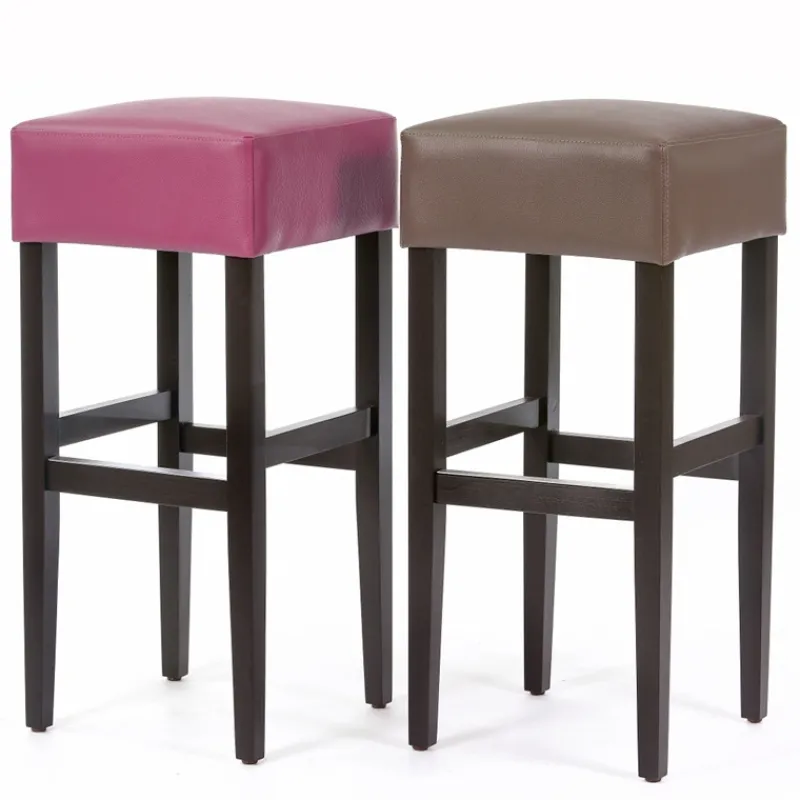 Sessio BarMax Tabouret de bar sans dossier en synthétique et bois> Tabouret De Bar (assise +/- 80 Cm)