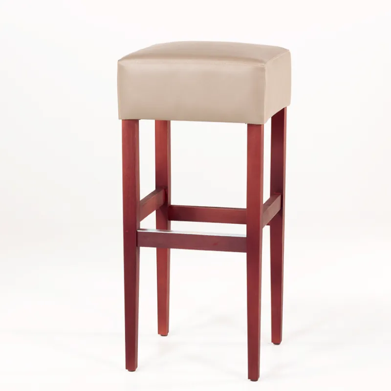 Sessio BarMax Tabouret de bar sans dossier en synthétique et bois> Tabouret De Bar (assise +/- 80 Cm)