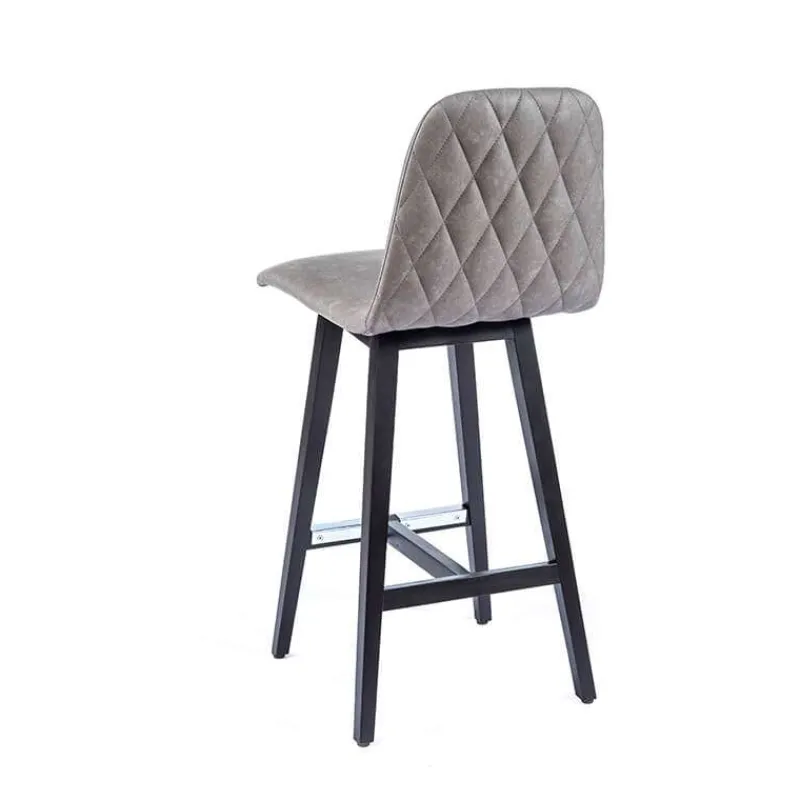 Sessio BarPandora diamant Tabouret snack scandinave avec pieds en bois> Tabouret Snack (assise +/- 65 Cm)|Tabouret De Bar (assise +/- 80 Cm)