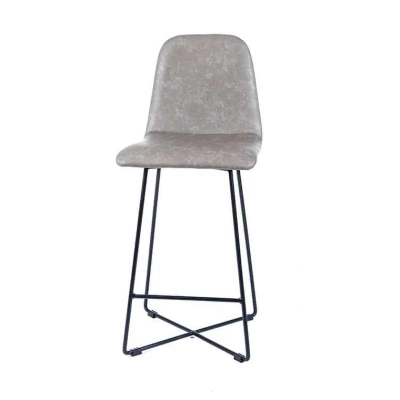 Sessio BarPandora diamant Tabouret snack design rembourré avec pieds filaires en métal noir> Tabouret Snack (assise +/- 65 Cm)|Tabouret De Bar (assise +/- 80 Cm)