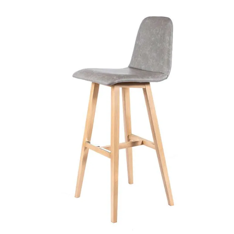 Sessio BarPandora diamant Tabouret de bar scandinave avec pieds en bois> Tabouret De Bar (assise +/- 80 Cm)