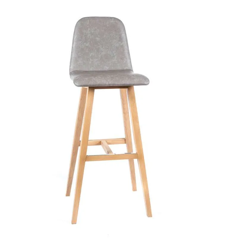 Sessio BarPandora diamant Tabouret de bar scandinave avec pieds en bois> Tabouret De Bar (assise +/- 80 Cm)
