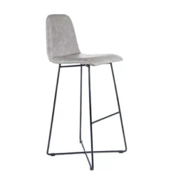 Sessio BarPandora diamant Tabouret de bar design scandinave avec pieds filaires noirs> Tabouret De Bar (assise +/- 80 Cm)