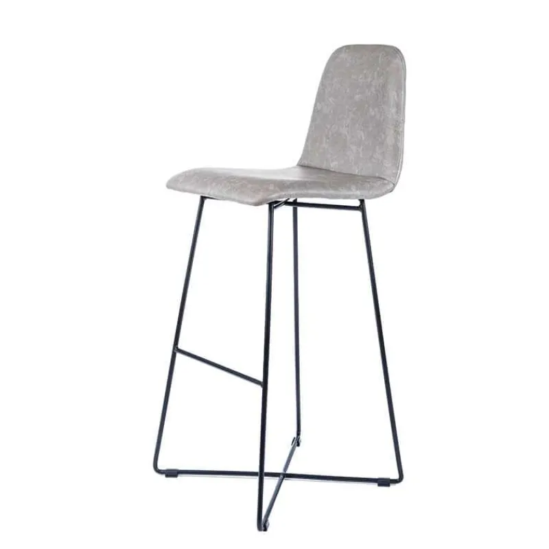 Sessio BarPandora diamant Tabouret de bar design scandinave avec pieds filaires noirs> Tabouret De Bar (assise +/- 80 Cm)