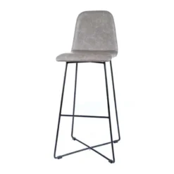 Sessio BarPandora diamant Tabouret de bar design scandinave avec pieds filaires noirs><noscript><img width=