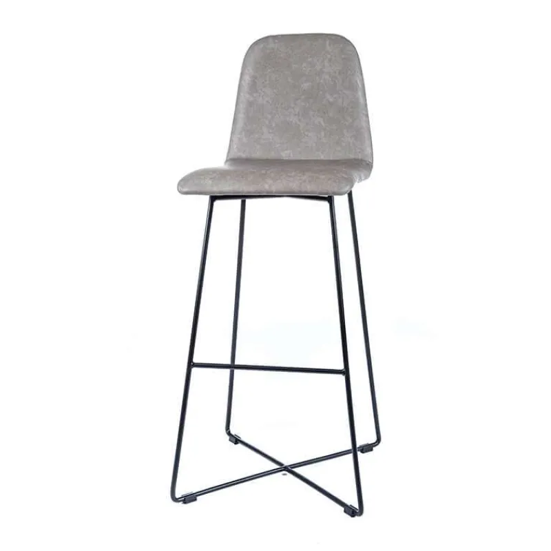 Sessio BarPandora diamant Tabouret de bar design scandinave avec pieds filaires noirs> Tabouret De Bar (assise +/- 80 Cm)