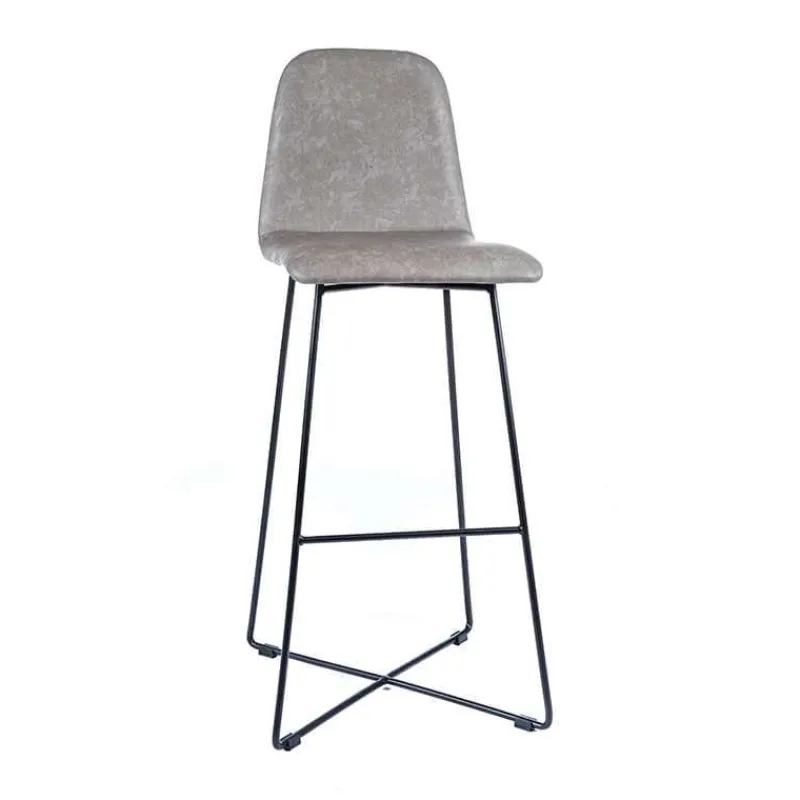 Sessio BarPandora diamant Tabouret de bar design scandinave avec pieds filaires noirs> Tabouret De Bar (assise +/- 80 Cm)