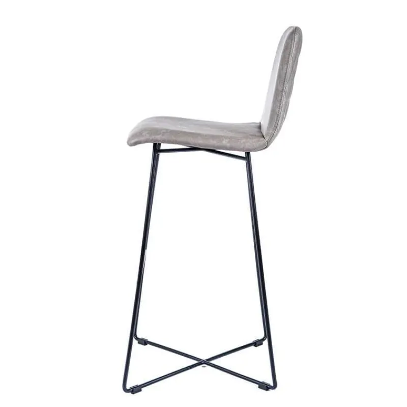 Sessio BarPandora diamant Tabouret de bar design scandinave avec pieds filaires noirs> Tabouret De Bar (assise +/- 80 Cm)