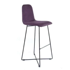 Sessio BarPandora Tabouret de bar design en tissu avec pieds filaires en métal> Tabouret De Bar (assise +/- 80 Cm)