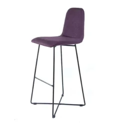 Sessio BarPandora Tabouret de bar design en tissu avec pieds filaires en métal> Tabouret De Bar (assise +/- 80 Cm)