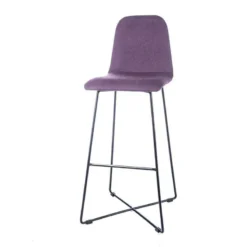 Sessio BarPandora Tabouret de bar design en tissu avec pieds filaires en métal><noscript><img width=