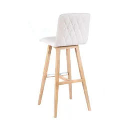 Sessio BarPlaza diamant Tabouret de bar scandinave avec pieds en bois><noscript><img width=