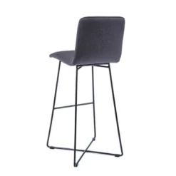 Sessio BarPlaza Tabouret de bar scandinave en tissu avec pieds filaires en métal><noscript><img width=
