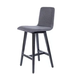 Sessio BarPlaza Tabouret snack style scandinave en tissu et pieds bois> Tabouret Snack (assise +/- 65 Cm)|Tabouret De Bar (assise +/- 80 Cm)