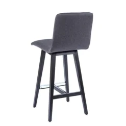 Sessio BarPlaza Tabouret snack style scandinave en tissu et pieds bois><noscript><img width=