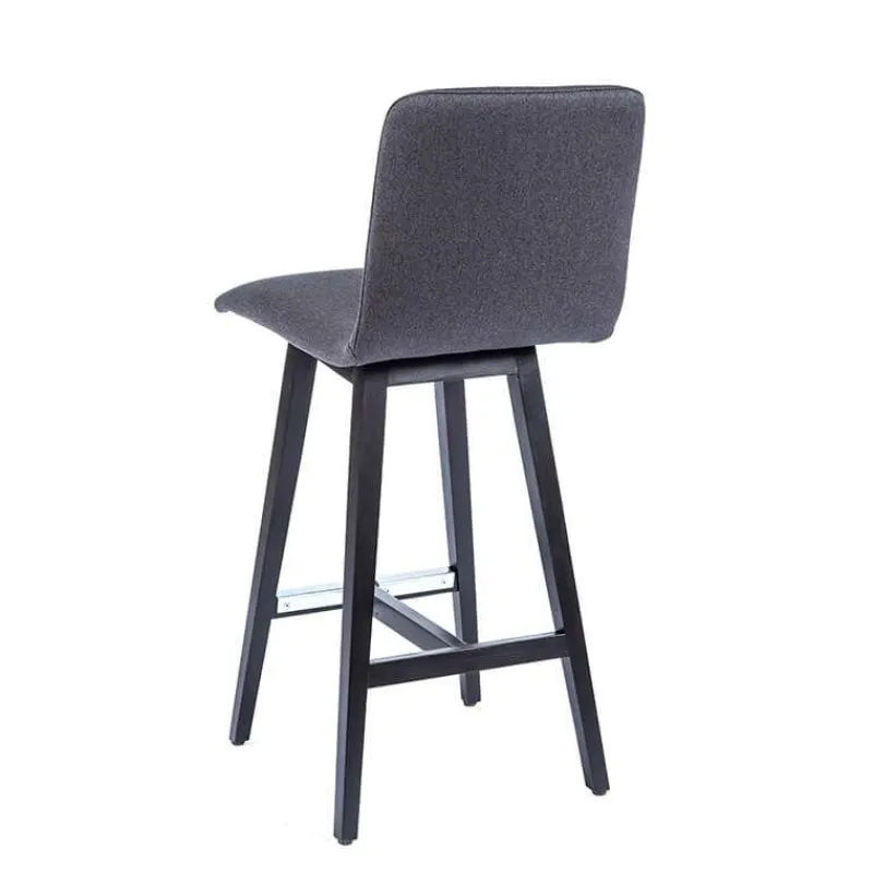 Sessio BarPlaza Tabouret snack style scandinave en tissu et pieds bois> Tabouret Snack (assise +/- 65 Cm)|Tabouret De Bar (assise +/- 80 Cm)