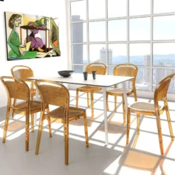 Bee Chaise moderne en polycarbonate> Chaise De Cuisine|Chaise De Salle à Manger