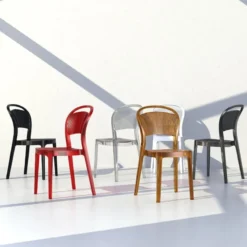 Bee Chaise moderne en polycarbonate><noscript><img width=