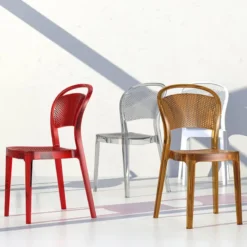 Bee Chaise moderne en polycarbonate><noscript><img width=
