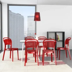 Bee Chaise moderne en polycarbonate><noscript><img width=